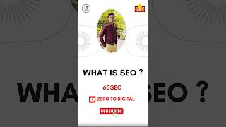 What is SEO? In 60 sec 🙌 #seo #trending #fyp #like #ytshorts #education #daily #yt #simple #shorts