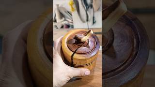 woodturning. tiny bird on top 🕊️ #woodworking #wood #shorts #shortvideo #longvideo