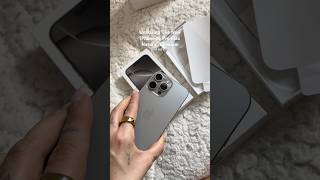 Unboxing The New iPhone 16 Pro Max Natural Titanium 🩶 #iphone16promax #unboxing #asmr