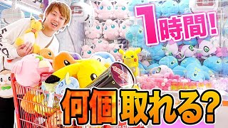 [Unlimited money] How many can you get in an hour at the crane game?! Get as many Pokemon prizes ...