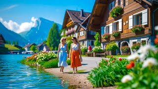 Summer Walk In Swiss Village Iseltwald🇨🇭Switzerland’s Most Beautiful Valley