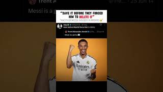 Another Messi fan | Alexander Arnold #messi #trentalexanderarnold #messifans #madridista #shorts