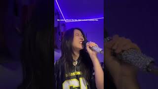 who asked for what it sounds like ? #coversongs  #kpopdemonhunters  #singing #viralvideo