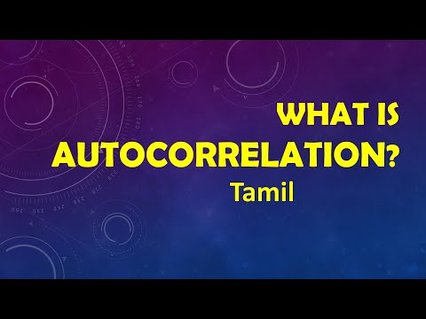 What is AutoCorrelation? Explained in Tamil #machinelearning #statistics #linearregression #tamil