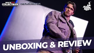 Hot Toys TERMINATOR T-800 Tech Noir Unboxing and Review | The Terminator
