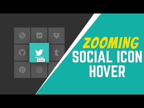 Social Icon Hover Effects - Awesome CSS Hover Effects