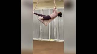 老人空中瑜珈第二堂
