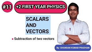 Subtraction of two vectors 