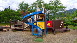 【長野県】宮田村総合公園 ふれあい広場のぐるりんすべり台【長野県上伊那郡宮田村】【すべおじ】【大人向け】