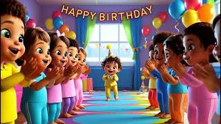 🎉 Happy Birthday to You! | Fun Birthday Song for Kids | A2 Kids Corner