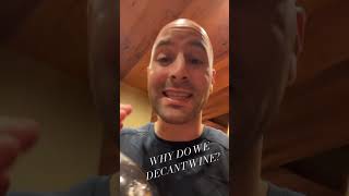 Why do you decant wine? #winetrivia #wine101 #winelover #decantwine #wineadvice