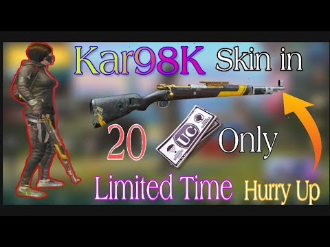 How to Get Kar98K Gun Skin in 20 UC Only /PuBg Mobile