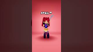 Your Birth Month Your KPop Demon Hunters Outfit🤩🎂#robloxshorts #roblox
