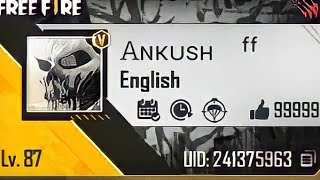 @Ankush ff PROFILE 3D EDIT (Re-edited) | FREE FIRE HIGHLIGHTS | PROFILE EDITOR