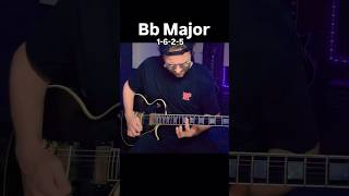 Jazz guitar licks - Bb major 1-6-2-5 🎸