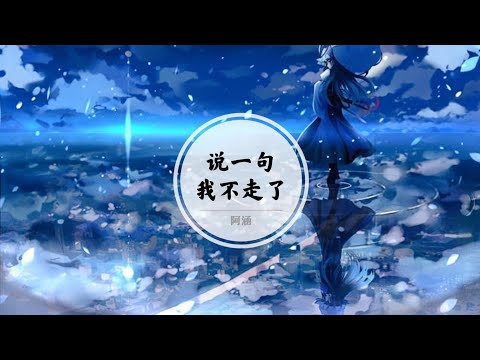 【说一句我不走了】问自己还有什么值得抢手 能够让你会感动 会回首 为我留 不会走 @ 阿涵