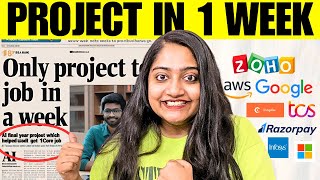 Build Final Year Project in 1Week to Get 10LPA Job🔴🤯