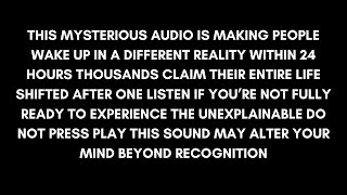 Reality Shifting Frequency Music: Listen And SHIFT FAST!