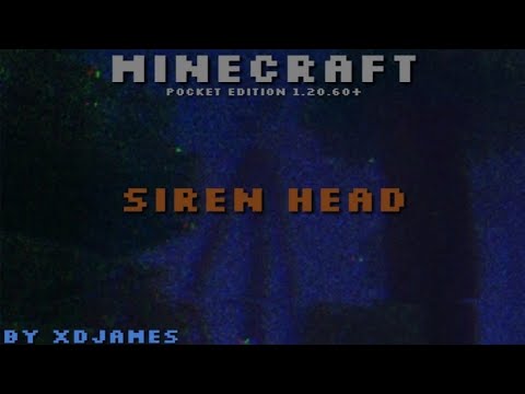 Minecraft PE [ 𝙎𝙞𝙧𝙚𝙣 𝙃𝙚𝙖𝙙 ] Horror Map | Officel Trailer