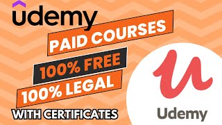How to Get Paid Udemy Courses for FREE in 2024 100% Legal with Certificates