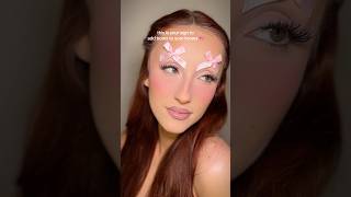 coquette brows are the cutest!🎀💖 #coquette #coquettebrows #coquettemakeup #coquettecore