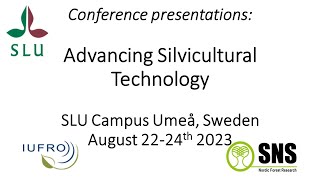 "Autoplant - concepts and tests of autonomous forest regene..." Linnea Hansson Skogforsk, 2023-08-22