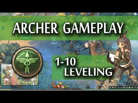 Tree of Savior - Archer Gameplay ( Lv. 1 - 10 )