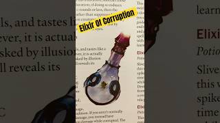 Elixir Of Corruption #magicitems #dnd