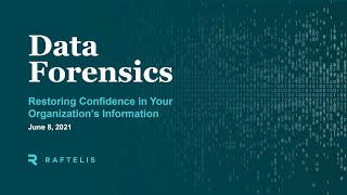 Data forensics webinar—Could your utility data be misleading you?