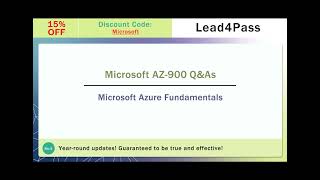 [2022.5] Latest update Lead4Pass AZ-900 dumps actual exam questions and answers