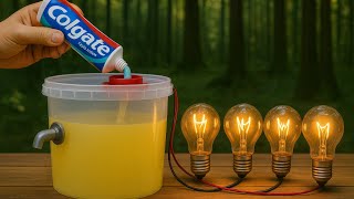 This Toothpaste Trick Produces Free Electricity Forever