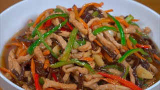 分享壹道男女老少都愛吃的家常菜，魚香肉絲，出鍋鮮香滑嫩，開胃又解饞！#like  #家常菜 #美食教程 #food #cooking #做飯