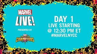 Marvel LIVE from NYCC 2019! | Day 1