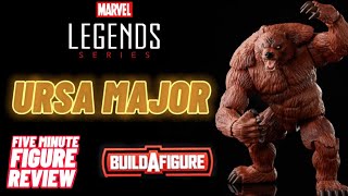 URSA MAJOR | 5 MINUTE FIGURE REVIEW | Marvel Legends | Winter Guard | Build A Figure