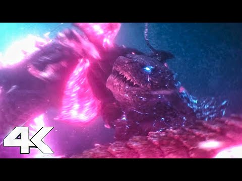Godzilla attack on Tiamat  | Godzilla x Kong The New Empire (2024)
