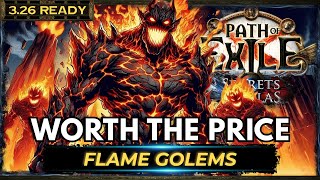 [PoE 3.26] FLAME GOLEMS BUILD GUIDE - PATH OF EXILE SECRETS OF THE ATLAS - POE BUILDS