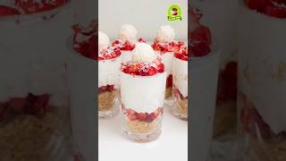 #shorts Raffaello Dessert Cups | Strawberry Dessert Cups 🍓
