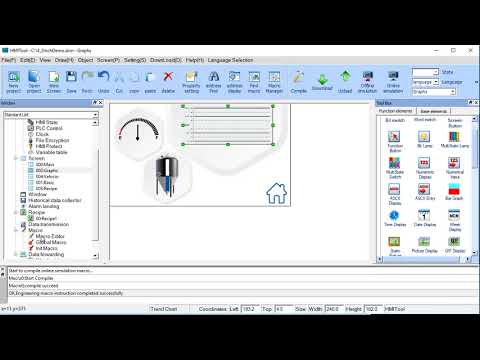 Command HMI Demo Screen Graphs Page