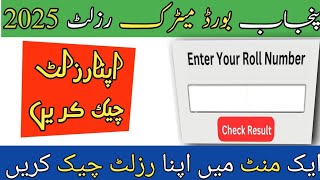 How to Check Matric Punjab Board Result 2025 | Matric Class Result 2025 | 10th Class Result 2025