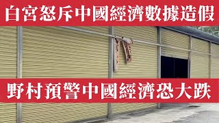 白宮經濟顧問哈塞特質疑中國經濟數據造假！野村警告中國經濟下半年崩盤：出口沒了、房市崩了、通縮爆雷、消費崩潰、企業投資全面停擺。中產階級不敢花錢、企業不敢投資、地方財政幾近乾涸。長期性系統性衰退的開始！