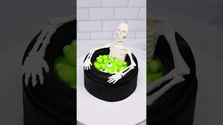 Spooky cake💀🦴 #shorts #viral #tikshorts
