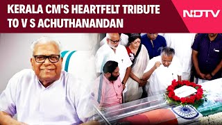 Kerala News | Kerala CM Pinarayi Vijayan Pays Heartfelt Tribute To Comrade VS