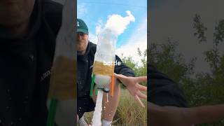 i tested homemade rockets...
