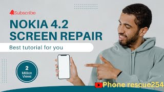 How To Replace Nokia 4.2  cracked Lcd Screen And Back Glass  @PhoneRescue254