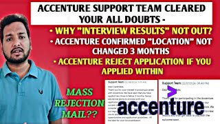 ACCENTURE INTERVIEW RESULTS UPDATE 🔥 | LOCATION CHANGE, ONBOARDING, REJECTION MAIL, WELCOME MAIL, OL
