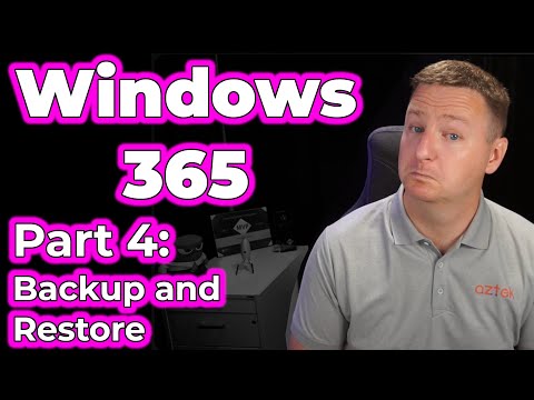 Backup and Restore in Windows 365 | Part 4, Point in time restore and other options
