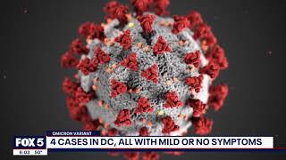 First four cases of Omicron COVID-19 variant confirmed in the District | FOX 5 DC