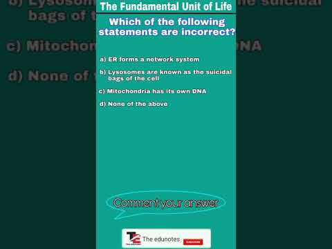 Class 9 Chapter 5 Cell | MCQ #class9biology #shorts