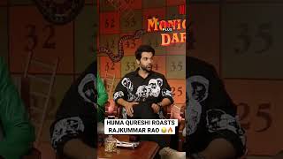 Huma ROASTS Rajkummar Rao! 🔥😂 #shorts