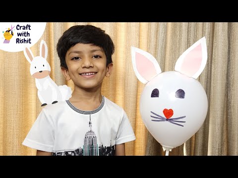How to make Rabbit Balloon // Birthday party decoration // Balloon Tutorial